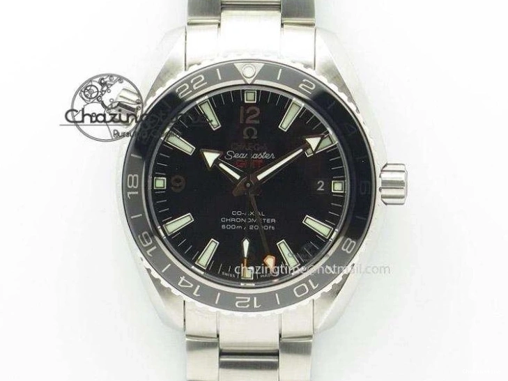 0501 Planet Ocean GMT 42mm V6F Best Edition Blue Bezel Blue Dial On SS Bracelet A ModernLook 8274